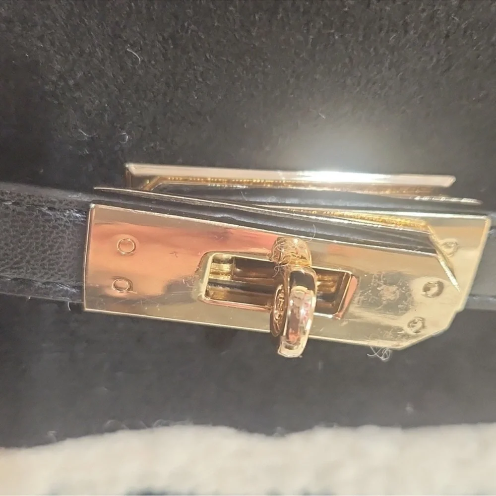 Badgley Mischka Fur Border Satchel Retail $159 NWT - Picture 9 of 12